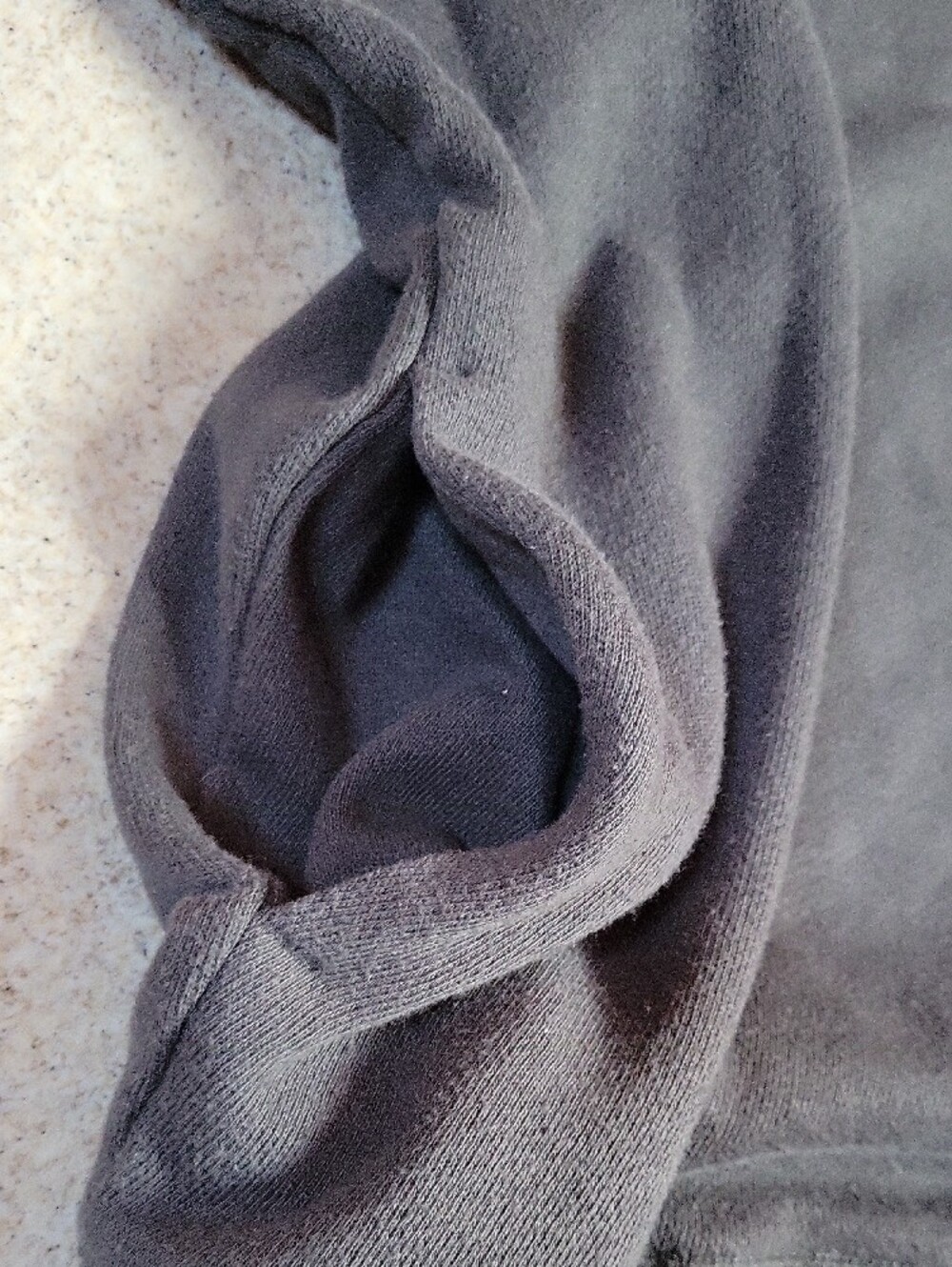 aerie Charcoal Gray Crewneck Sweatshirt Pockets Cotton Blend Size Small Casual - Picture 7 of 10